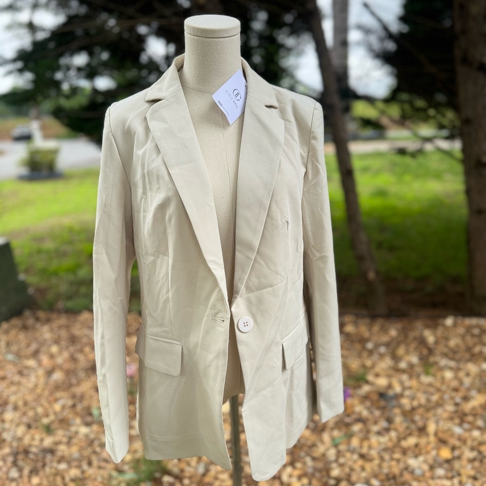 Cicy Bell Women’s Casual Blazer. Open Front Long Sleeve Work, Office Blazer